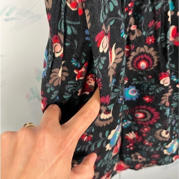 FOREVER 21 Contemporary Black Floral Print Mini Dress - Picture 6 of 12